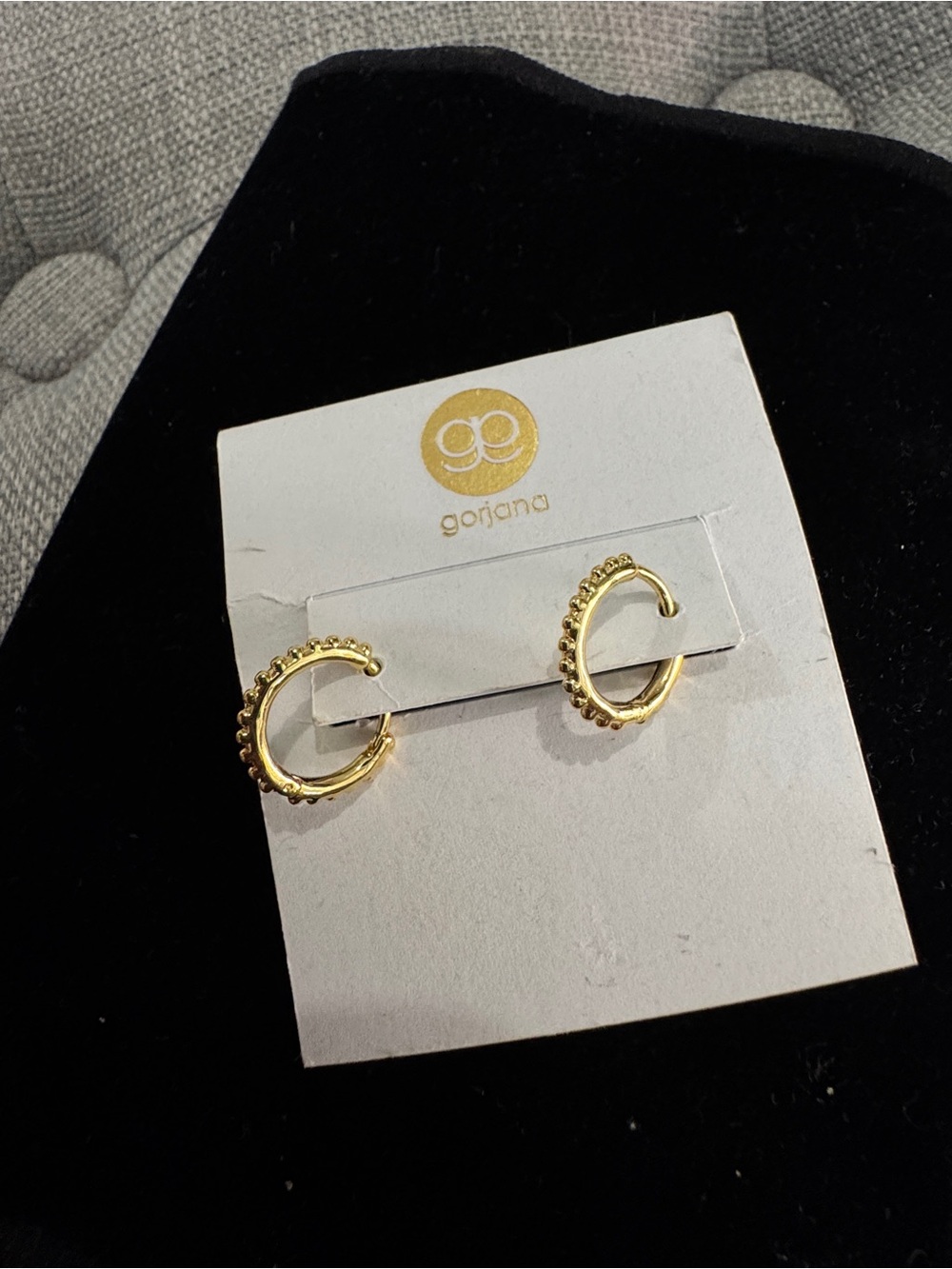 Gorjana huggies earrings hoops gold plated